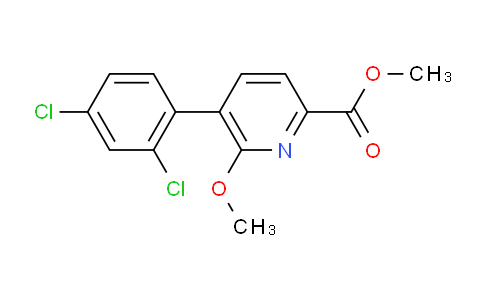 AM201178 | 1361770-60-6 | Methyl 5-(2,4-dichlorophenyl)-6-methoxypicolinate