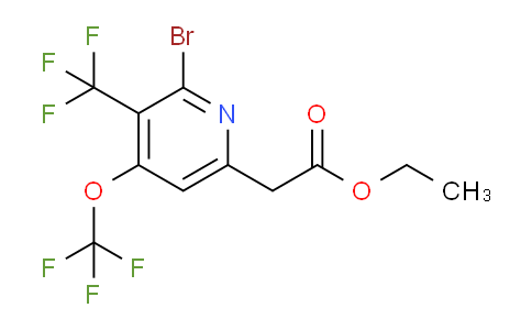 AM20118 | 1803639-12-4 | Ethyl 2-bromo-4-(trifluoromethoxy)-3-(trifluoromethyl)pyridine-6-acetate