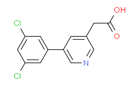 5-(3,5-Dichlorophenyl)pyridine-3-acetic acid
