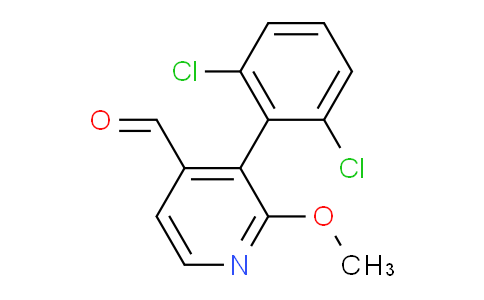 3-(2,6-Dichlorophenyl)-2-methoxyisonicotinaldehyde