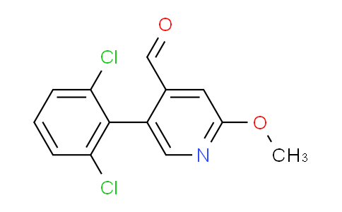 5-(2,6-Dichlorophenyl)-2-methoxyisonicotinaldehyde