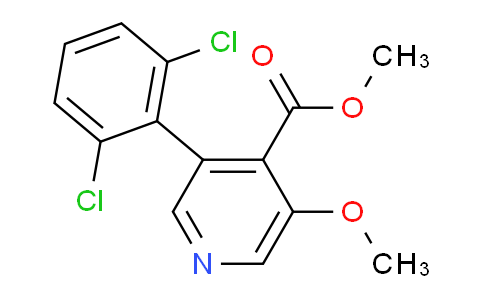 Methyl 3-(2,6-dichlorophenyl)-5-methoxyisonicotinate