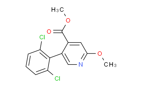 Methyl 5-(2,6-dichlorophenyl)-2-methoxyisonicotinate