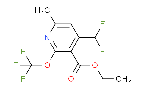 AM201236 | 1361775-16-7 | Ethyl 4-(difluoromethyl)-6-methyl-2-(trifluoromethoxy)pyridine-3-carboxylate