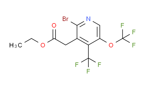 AM20125 | 1803964-51-3 | Ethyl 2-bromo-5-(trifluoromethoxy)-4-(trifluoromethyl)pyridine-3-acetate