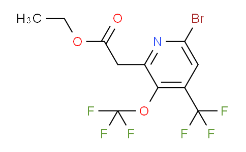 AM20126 | 1804750-71-7 | Ethyl 6-bromo-3-(trifluoromethoxy)-4-(trifluoromethyl)pyridine-2-acetate