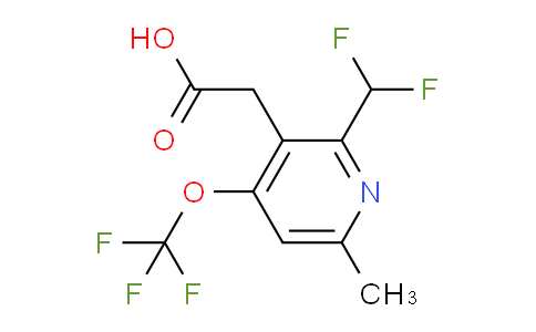 AM201261 | 1361921-20-1 | 2-(Difluoromethyl)-6-methyl-4-(trifluoromethoxy)pyridine-3-acetic acid