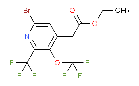 AM20127 | 1806172-39-3 | Ethyl 6-bromo-3-(trifluoromethoxy)-2-(trifluoromethyl)pyridine-4-acetate