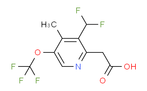 AM201271 | 1361911-90-1 | 3-(Difluoromethyl)-4-methyl-5-(trifluoromethoxy)pyridine-2-acetic acid