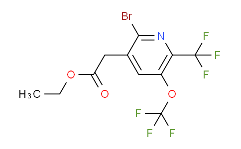 AM20128 | 1806239-13-3 | Ethyl 2-bromo-5-(trifluoromethoxy)-6-(trifluoromethyl)pyridine-3-acetate