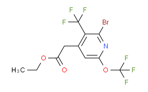 AM20129 | 1803575-78-1 | Ethyl 2-bromo-6-(trifluoromethoxy)-3-(trifluoromethyl)pyridine-4-acetate