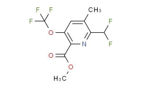 AM201309 | 1361774-84-6 | Methyl 2-(difluoromethyl)-3-methyl-5-(trifluoromethoxy)pyridine-6-carboxylate