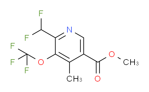 AM201311 | 1361838-12-1 | Methyl 2-(difluoromethyl)-4-methyl-3-(trifluoromethoxy)pyridine-5-carboxylate