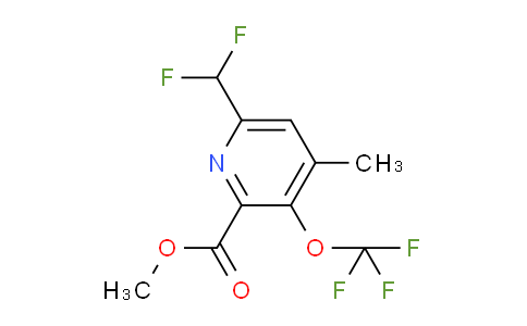 AM201312 | 1361809-40-6 | Methyl 6-(difluoromethyl)-4-methyl-3-(trifluoromethoxy)pyridine-2-carboxylate