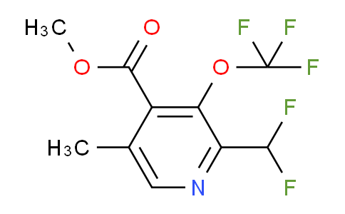 AM201315 | 1361793-27-2 | Methyl 2-(difluoromethyl)-5-methyl-3-(trifluoromethoxy)pyridine-4-carboxylate