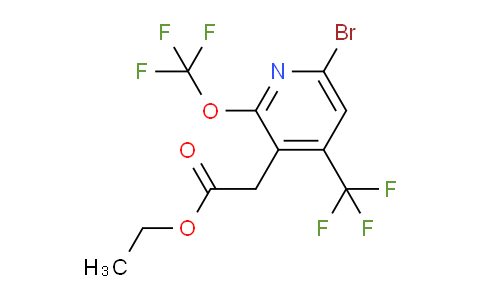 AM20132 | 1804446-97-6 | Ethyl 6-bromo-2-(trifluoromethoxy)-4-(trifluoromethyl)pyridine-3-acetate
