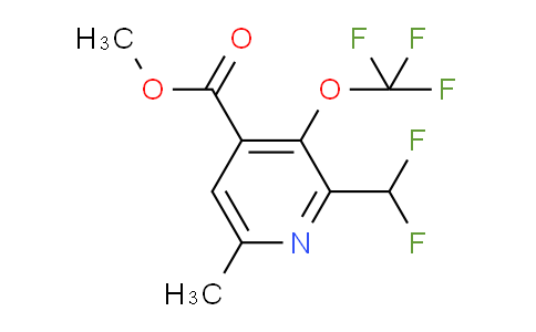 AM201322 | 1361776-52-4 | Methyl 2-(difluoromethyl)-6-methyl-3-(trifluoromethoxy)pyridine-4-carboxylate