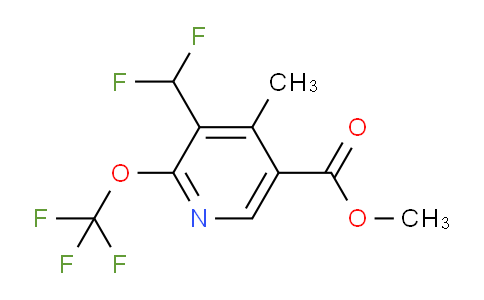 AM201331 | 1361735-84-3 | Methyl 3-(difluoromethyl)-4-methyl-2-(trifluoromethoxy)pyridine-5-carboxylate