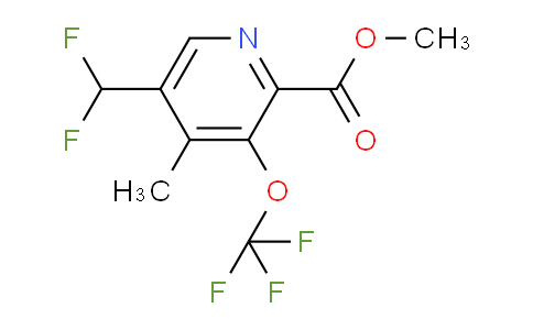 AM201333 | 1361790-94-4 | Methyl 5-(difluoromethyl)-4-methyl-3-(trifluoromethoxy)pyridine-2-carboxylate