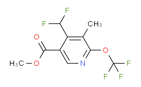 Methyl 4-(difluoromethyl)-3-methyl-2-(trifluoromethoxy)pyridine-5-carboxylate
