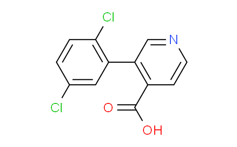 3-(2,5-Dichlorophenyl)isonicotinic acid