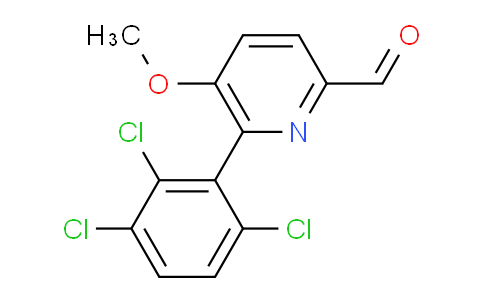 5-Methoxy-6-(2,3,6-trichlorophenyl)picolinaldehyde