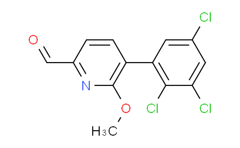 6-Methoxy-5-(2,3,5-trichlorophenyl)picolinaldehyde