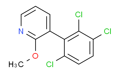 2-Methoxy-3-(2,3,6-trichlorophenyl)pyridine