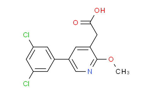 5-(3,5-Dichlorophenyl)-2-methoxypyridine-3-acetic acid