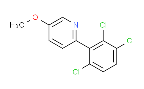 5-Methoxy-2-(2,3,6-trichlorophenyl)pyridine