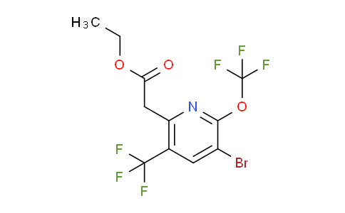 AM20138 | 1806239-20-2 | Ethyl 3-bromo-2-(trifluoromethoxy)-5-(trifluoromethyl)pyridine-6-acetate