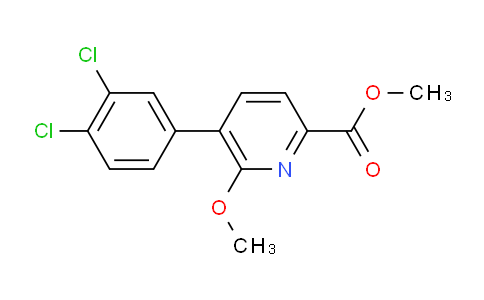 AM201396 | 1361657-78-4 | Methyl 5-(3,4-dichlorophenyl)-6-methoxypicolinate