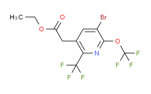 AM20140 | 1803964-69-3 | Ethyl 3-bromo-2-(trifluoromethoxy)-6-(trifluoromethyl)pyridine-5-acetate