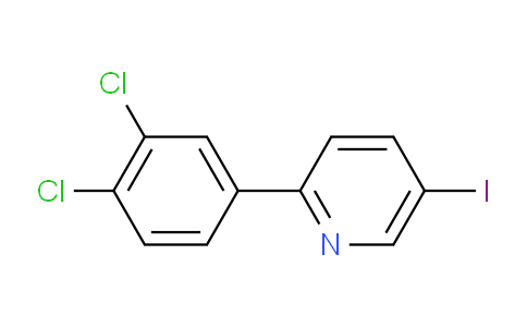 2-(3,4-Dichlorophenyl)-5-iodopyridine