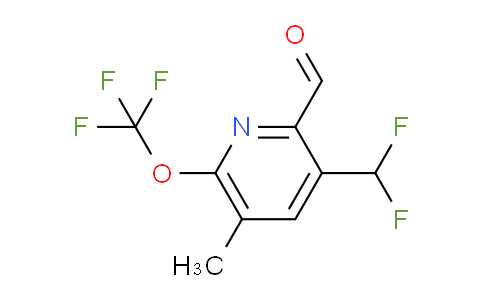 3-(Difluoromethyl)-5-methyl-6-(trifluoromethoxy)pyridine-2-carboxaldehyde