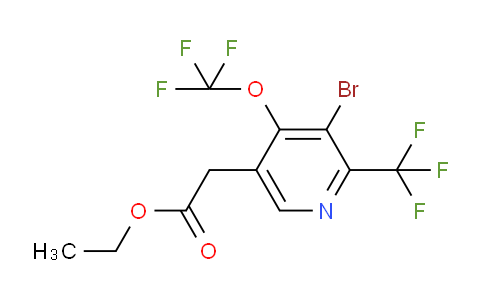 AM20141 | 1803639-47-5 | Ethyl 3-bromo-4-(trifluoromethoxy)-2-(trifluoromethyl)pyridine-5-acetate