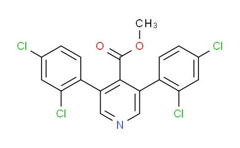 AM201422 | 1361857-77-3 | Methyl 3,5-bis(2,4-dichlorophenyl)isonicotinate