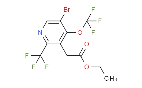 AM20146 | 1804614-82-1 | Ethyl 5-bromo-4-(trifluoromethoxy)-2-(trifluoromethyl)pyridine-3-acetate