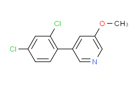 3-(2,4-Dichlorophenyl)-5-methoxypyridine