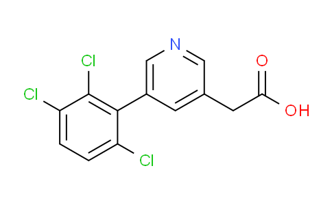 5-(2,3,6-Trichlorophenyl)pyridine-3-acetic acid
