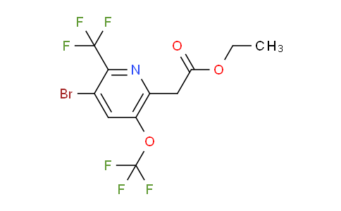 AM20148 | 1804007-04-2 | Ethyl 3-bromo-5-(trifluoromethoxy)-2-(trifluoromethyl)pyridine-6-acetate