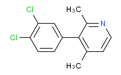 3-(3,4-Dichlorophenyl)-2,4-dimethylpyridine
