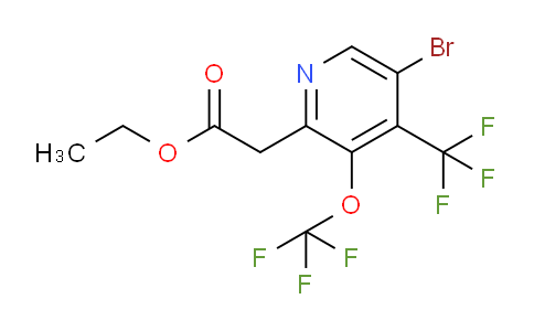 AM20150 | 1803639-60-2 | Ethyl 5-bromo-3-(trifluoromethoxy)-4-(trifluoromethyl)pyridine-2-acetate