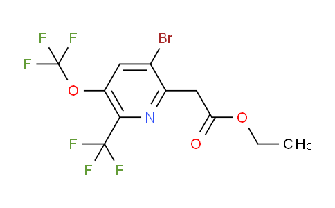 AM20151 | 1804728-40-2 | Ethyl 3-bromo-5-(trifluoromethoxy)-6-(trifluoromethyl)pyridine-2-acetate