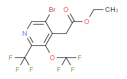 AM20152 | 1803964-76-2 | Ethyl 5-bromo-3-(trifluoromethoxy)-2-(trifluoromethyl)pyridine-4-acetate