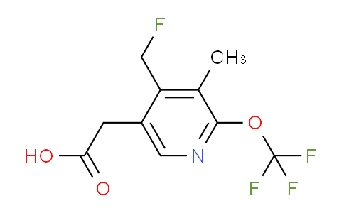 AM201559 | 1361900-07-3 | 4-(Fluoromethyl)-3-methyl-2-(trifluoromethoxy)pyridine-5-acetic acid