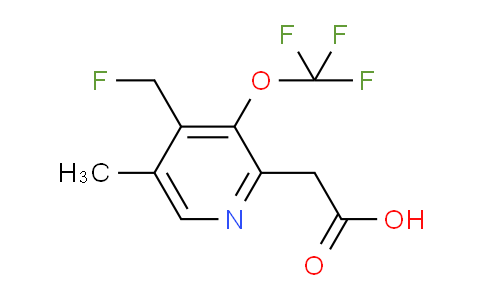 AM201561 | 1361736-13-1 | 4-(Fluoromethyl)-5-methyl-3-(trifluoromethoxy)pyridine-2-acetic acid