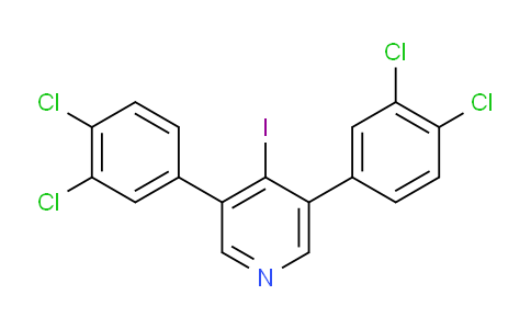 3,5-Bis(3,4-dichlorophenyl)-4-iodopyridine