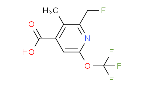 AM201581 | 1361898-91-0 | 2-(Fluoromethyl)-3-methyl-6-(trifluoromethoxy)pyridine-4-carboxylic acid