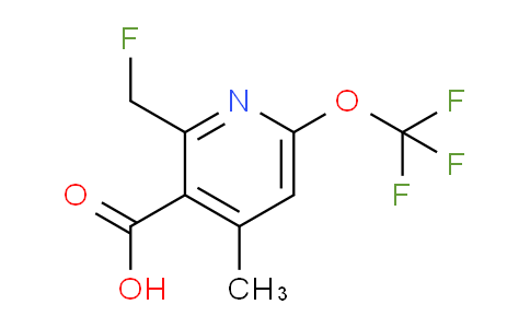 AM201586 | 1361734-21-5 | 2-(Fluoromethyl)-4-methyl-6-(trifluoromethoxy)pyridine-3-carboxylic acid